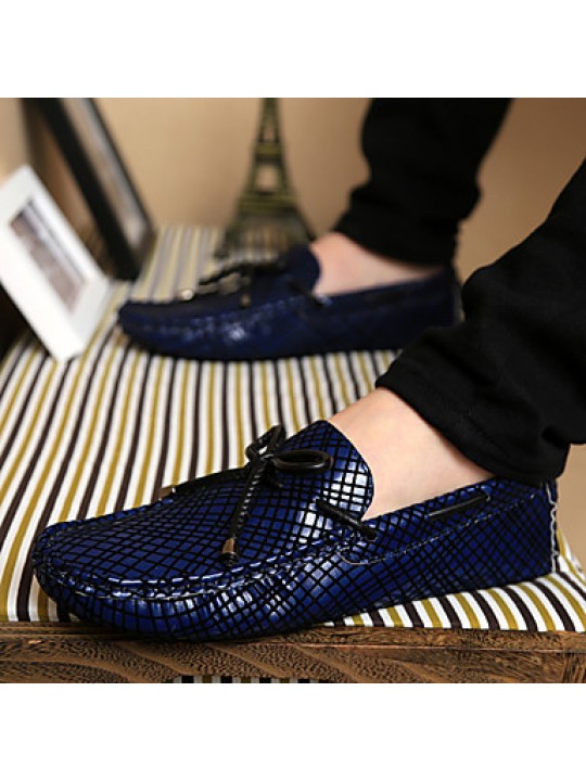 Men's Shoes Casual  Boat Shoes Black/Blue  